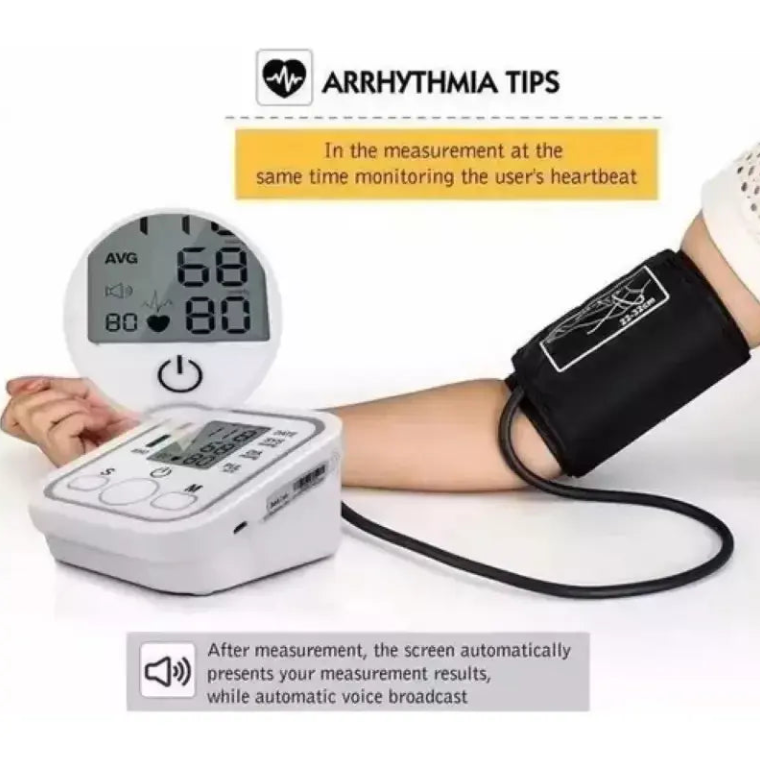 Monitor de Presión Arterial Electrónico – Control Preciso y Fácil en Casa
